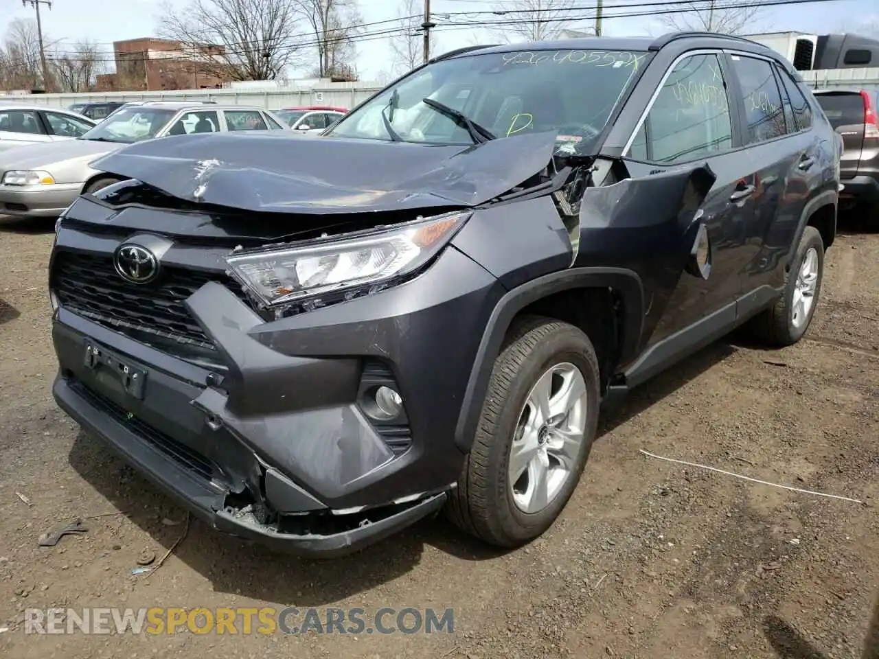 2 Photograph of a damaged car 2T3P1RFV7MW180050 TOYOTA RAV4 2021