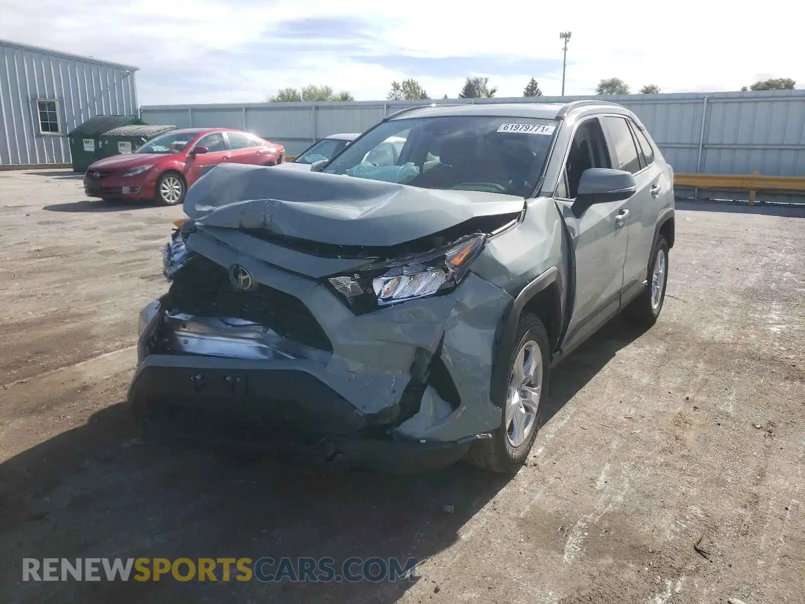2 Photograph of a damaged car 2T3P1RFV7MW189766 TOYOTA RAV4 2021