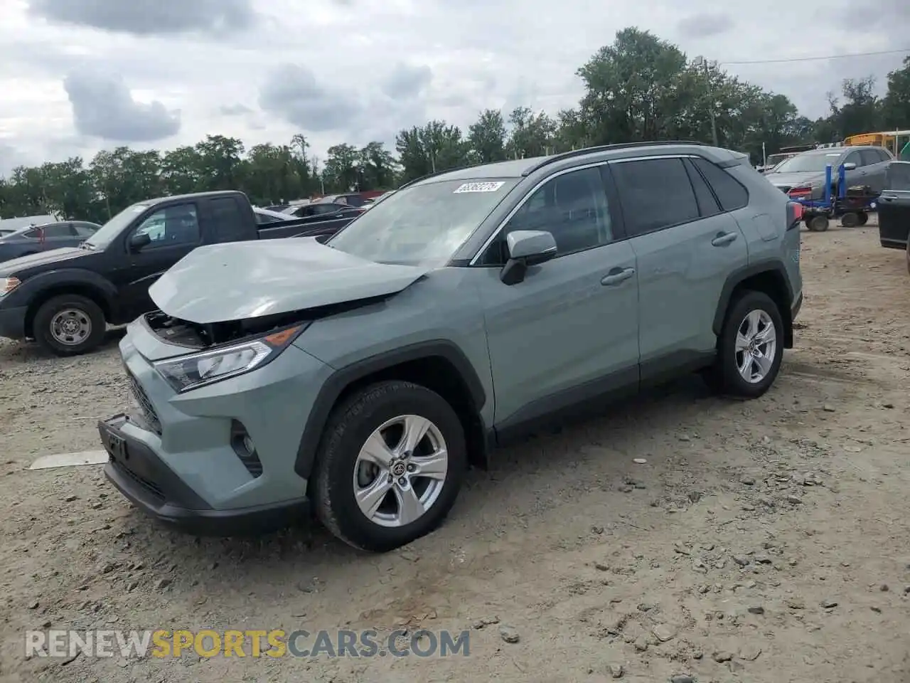 1 Photograph of a damaged car 2T3P1RFV7MW193719 TOYOTA RAV4 2021