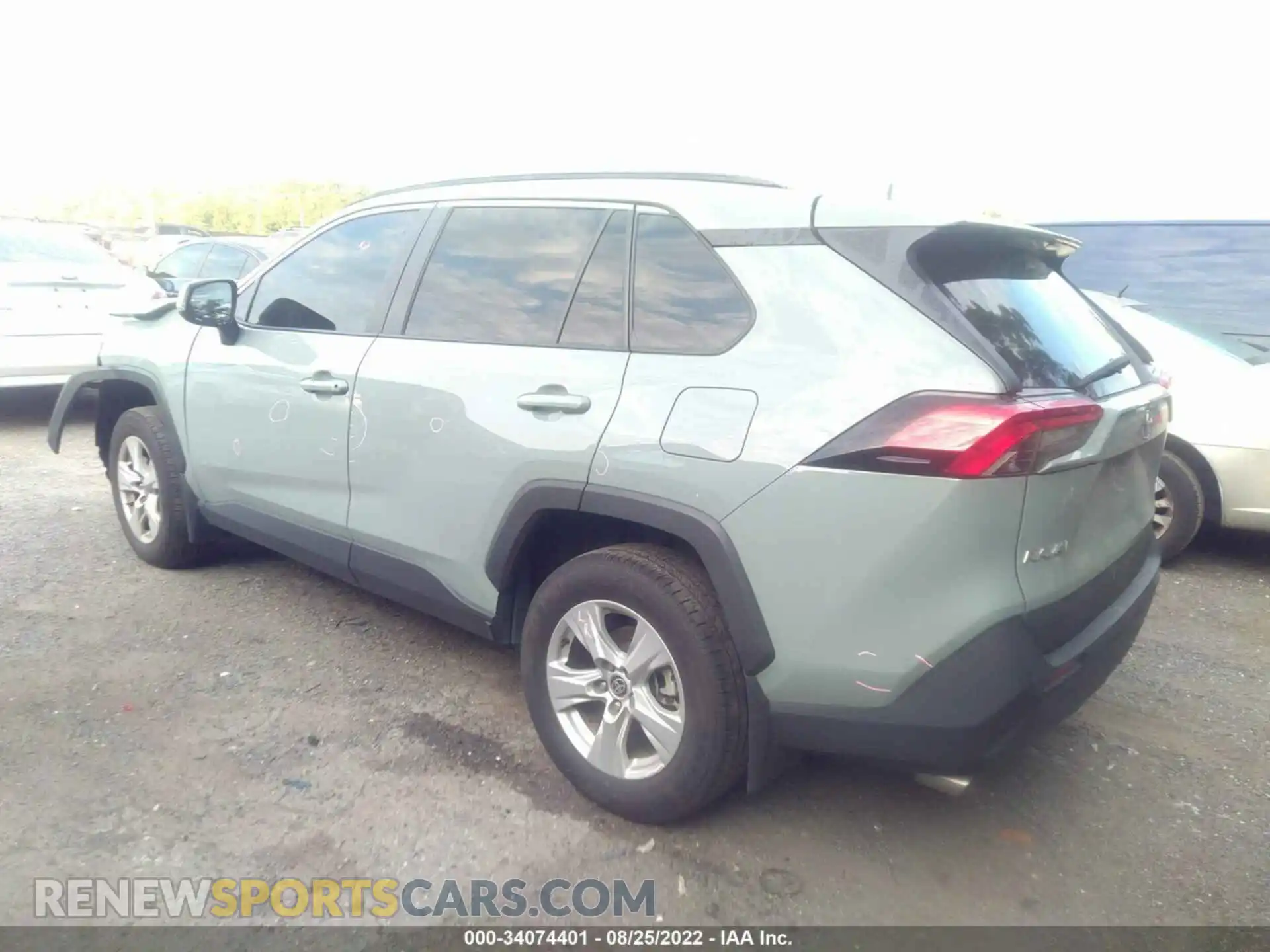 3 Фотография поврежденного автомобиля 2T3P1RFV7MW193977 TOYOTA RAV4 2021