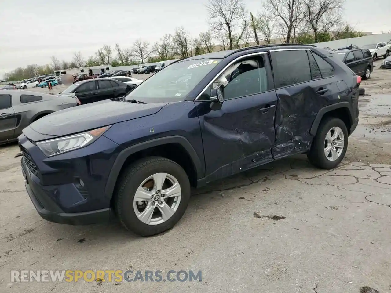 1 Photograph of a damaged car 2T3P1RFV7MW196605 TOYOTA RAV4 2021