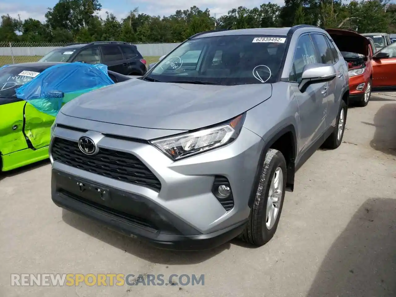 2 Photograph of a damaged car 2T3P1RFV7MW216075 TOYOTA RAV4 2021