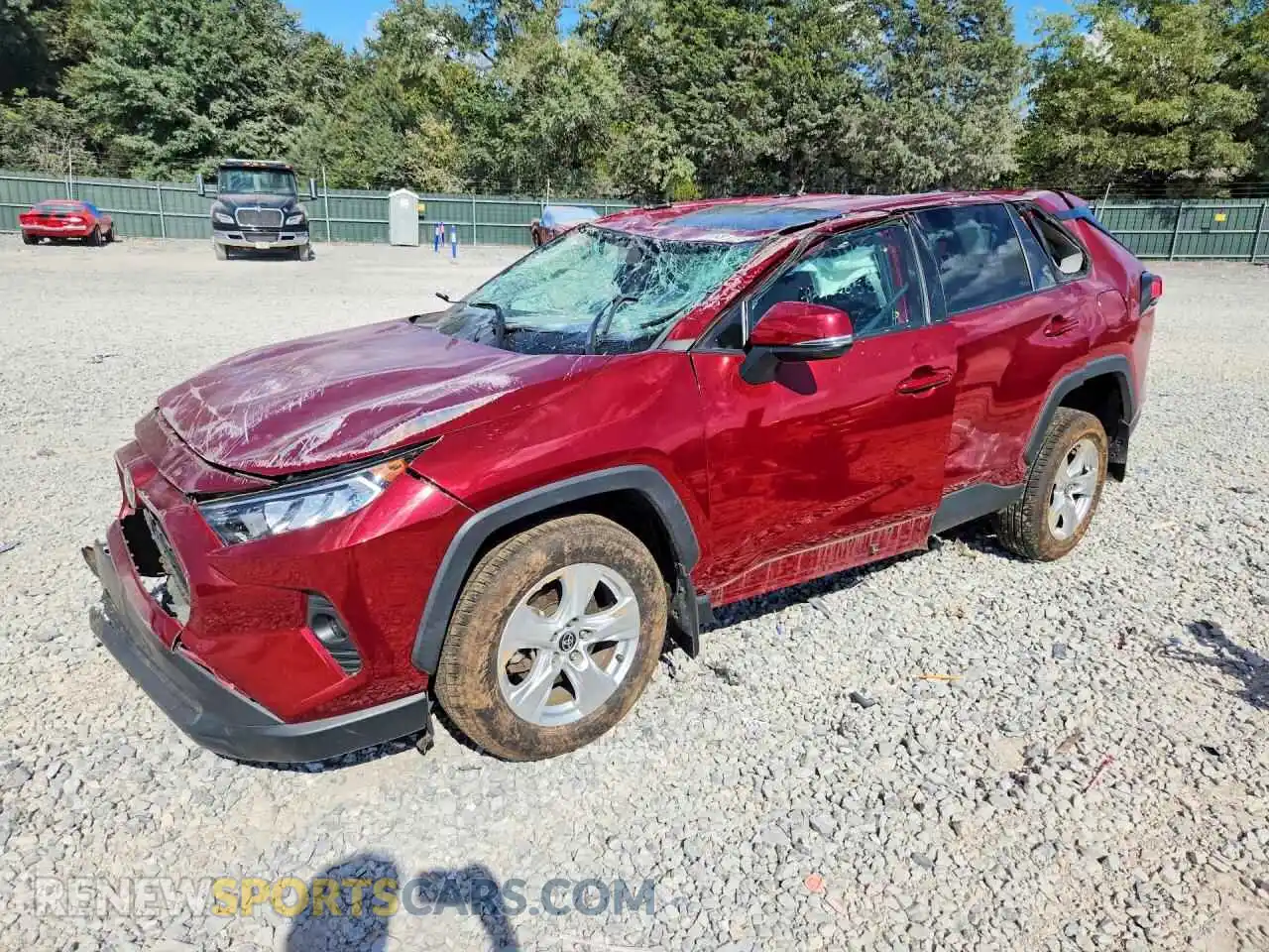 1 Photograph of a damaged car 2T3P1RFV7MW231594 TOYOTA RAV4 2021