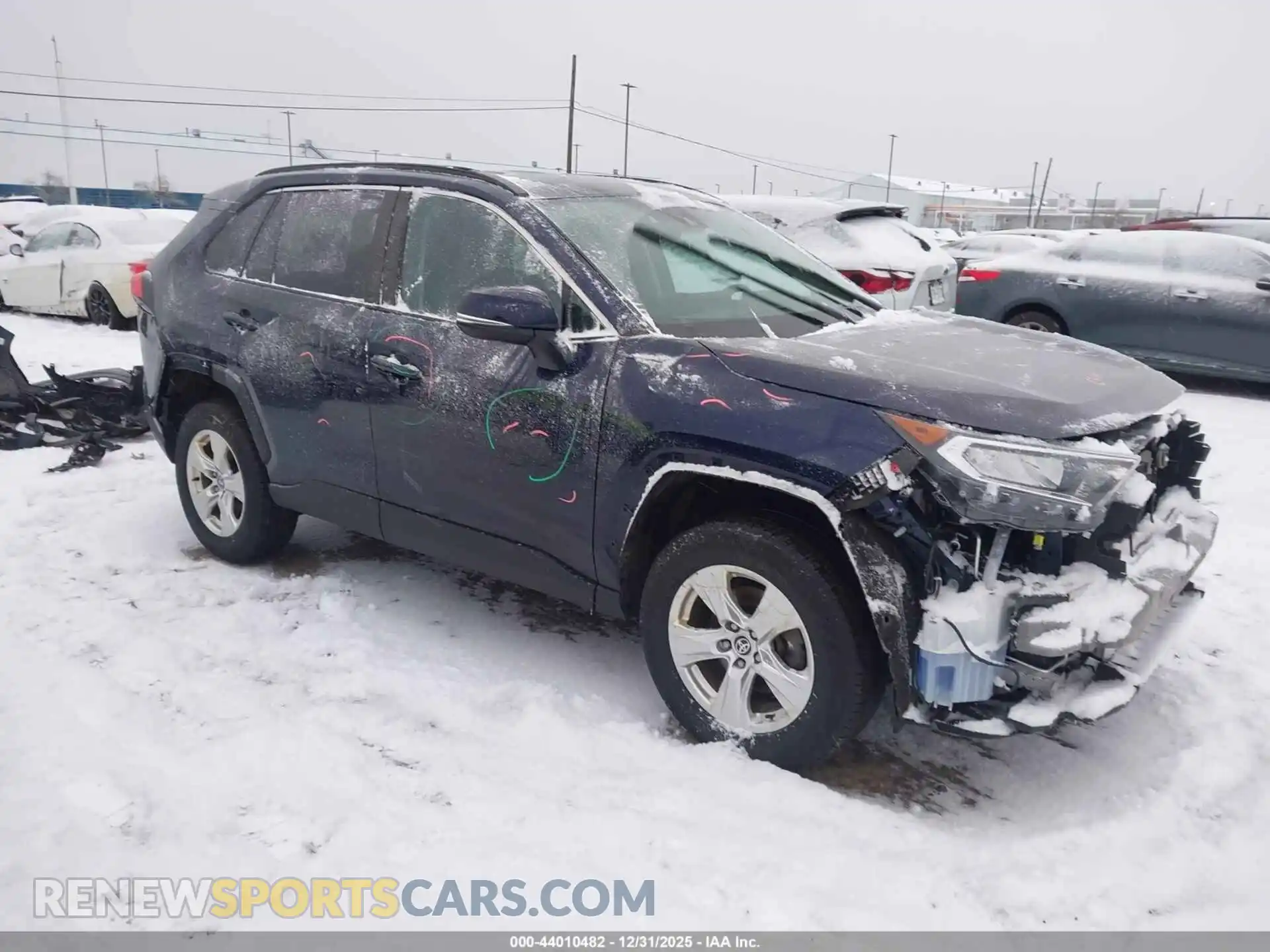 1 Photograph of a damaged car 2T3P1RFV7MW247679 TOYOTA RAV4 2021