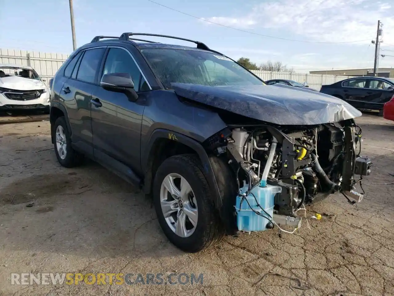 1 Photograph of a damaged car 2T3P1RFV8MC177045 TOYOTA RAV4 2021