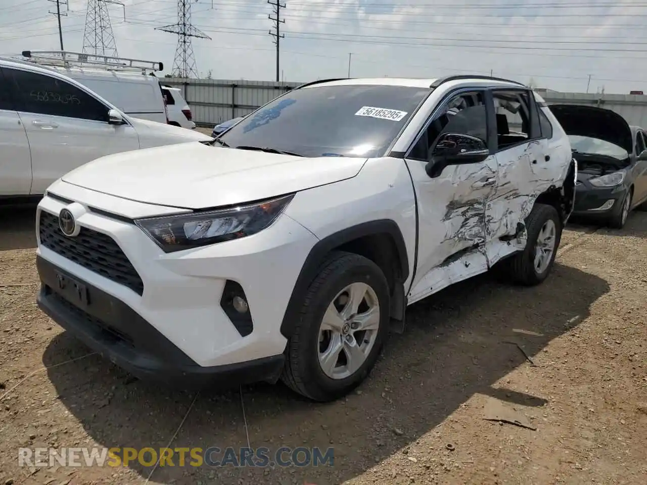 1 Photograph of a damaged car 2T3P1RFV8MC179684 TOYOTA RAV4 2021