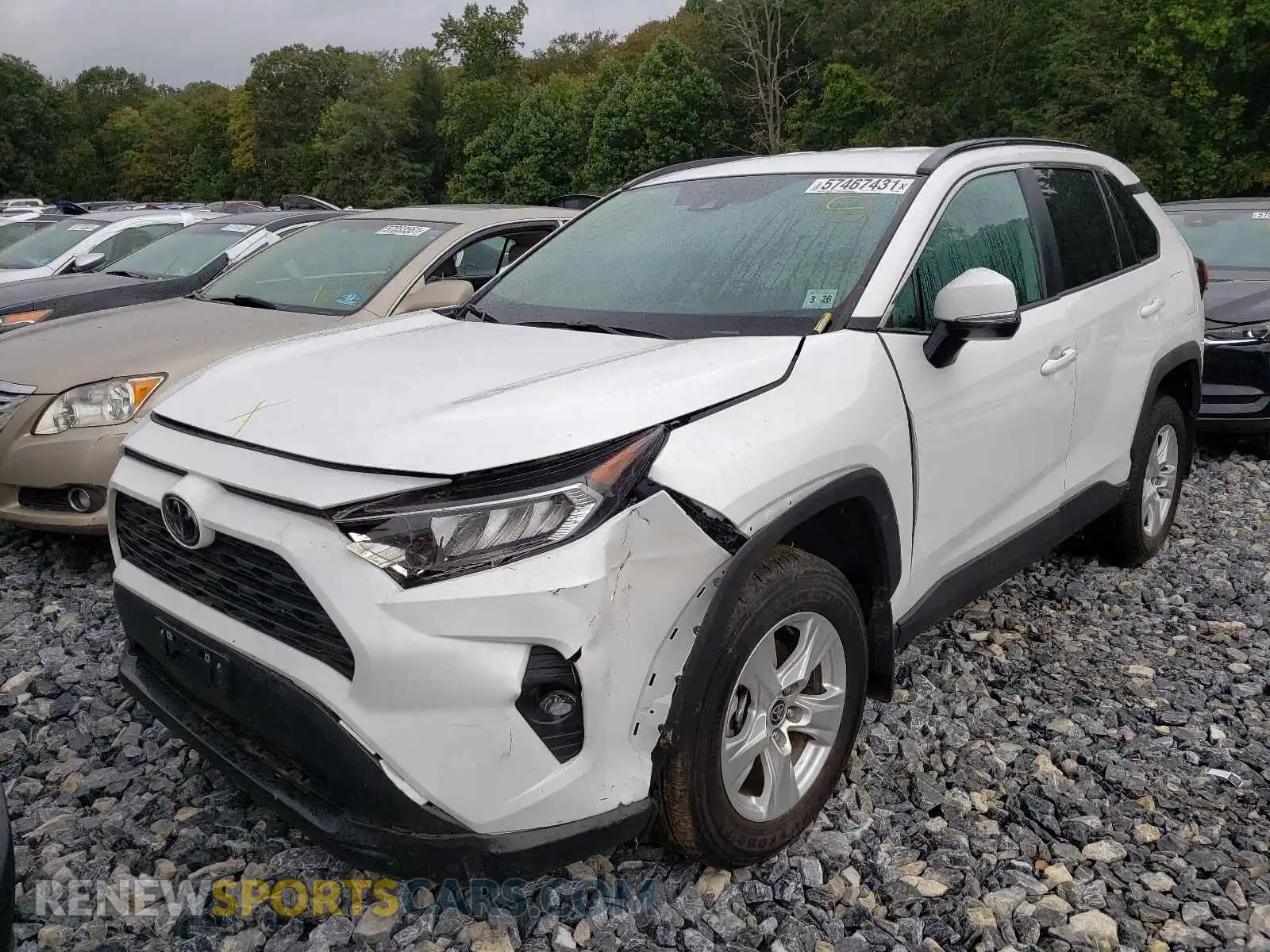 2 Photograph of a damaged car 2T3P1RFV8MC188806 TOYOTA RAV4 2021