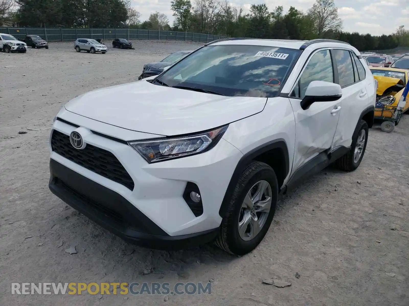 2 Photograph of a damaged car 2T3P1RFV8MC196307 TOYOTA RAV4 2021