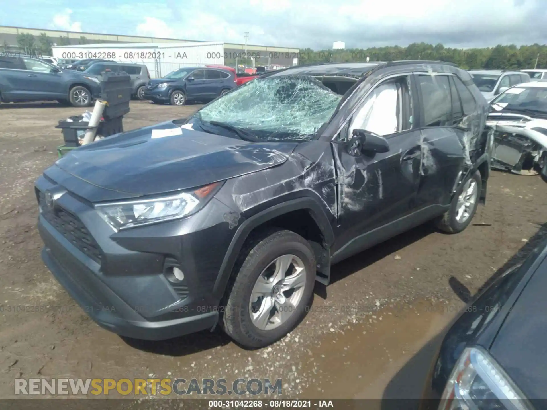 2 Photograph of a damaged car 2T3P1RFV8MC200744 TOYOTA RAV4 2021