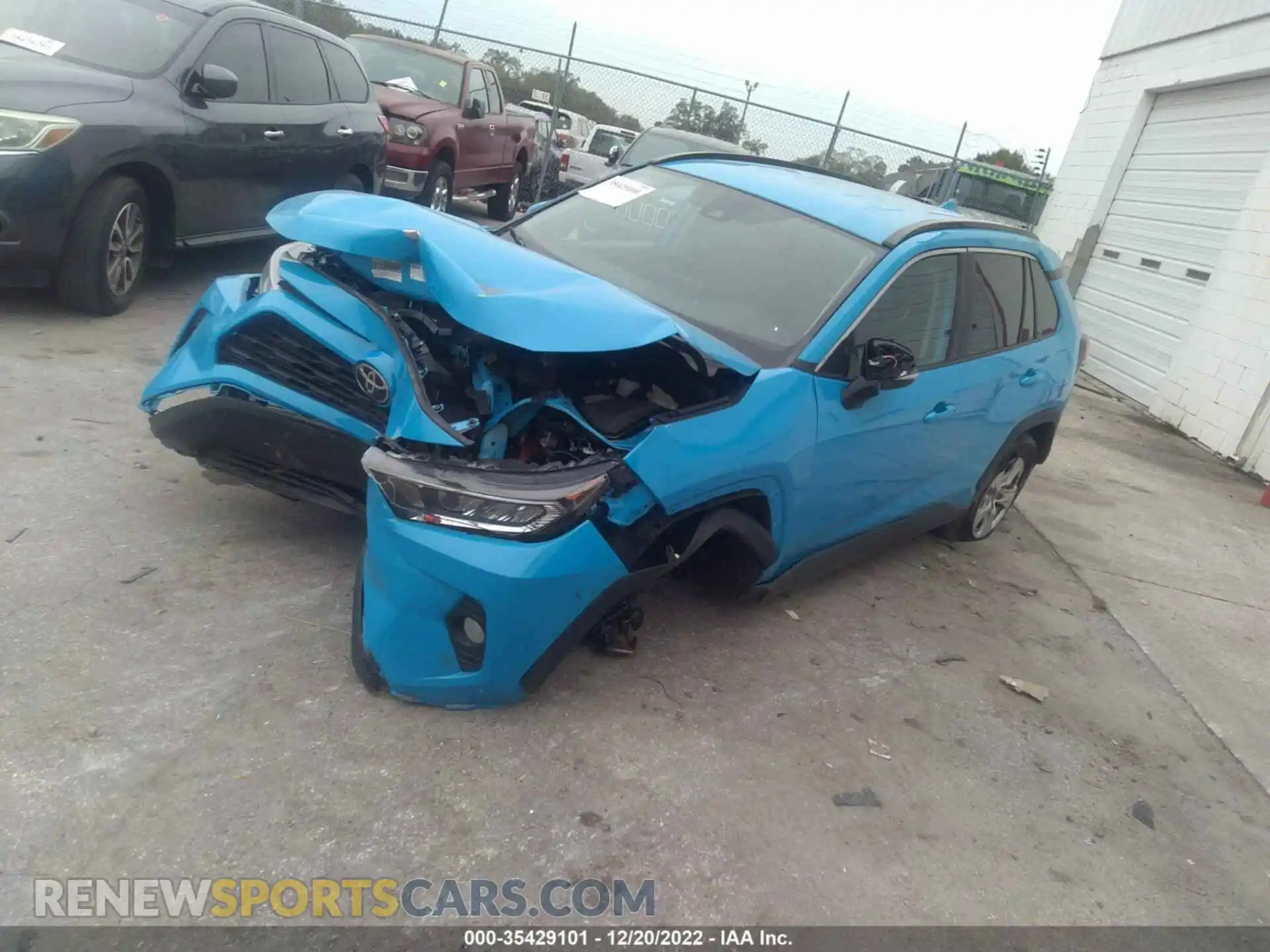 2 Photograph of a damaged car 2T3P1RFV8MW155285 TOYOTA RAV4 2021