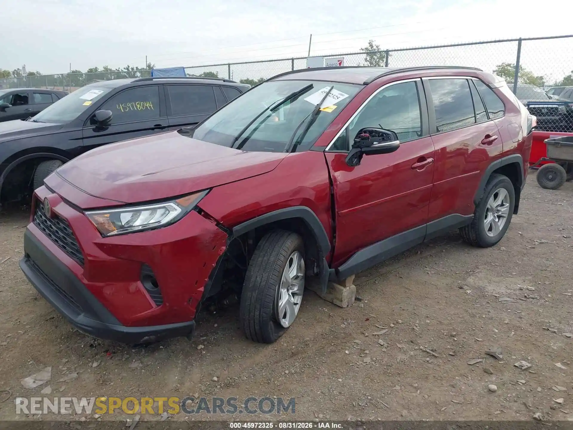 2 Photograph of a damaged car 2T3P1RFV8MW187329 TOYOTA RAV4 2021