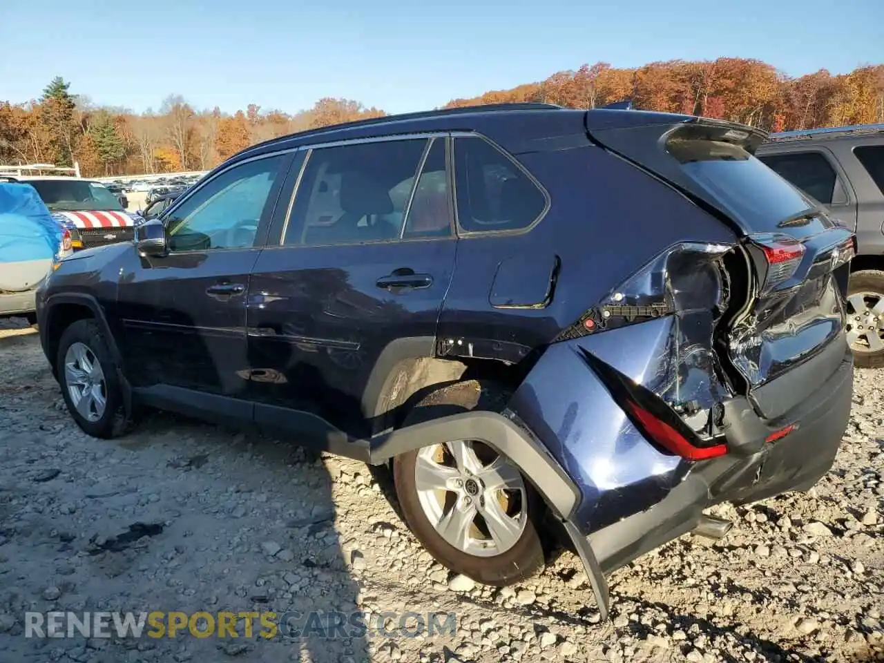 2 Photograph of a damaged car 2T3P1RFV8MW208048 TOYOTA RAV4 2021