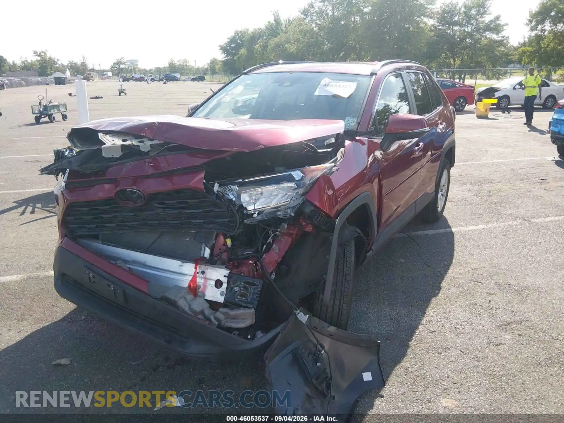 2 Фотография поврежденного автомобиля 2T3P1RFV8MW244323 TOYOTA RAV4 2021