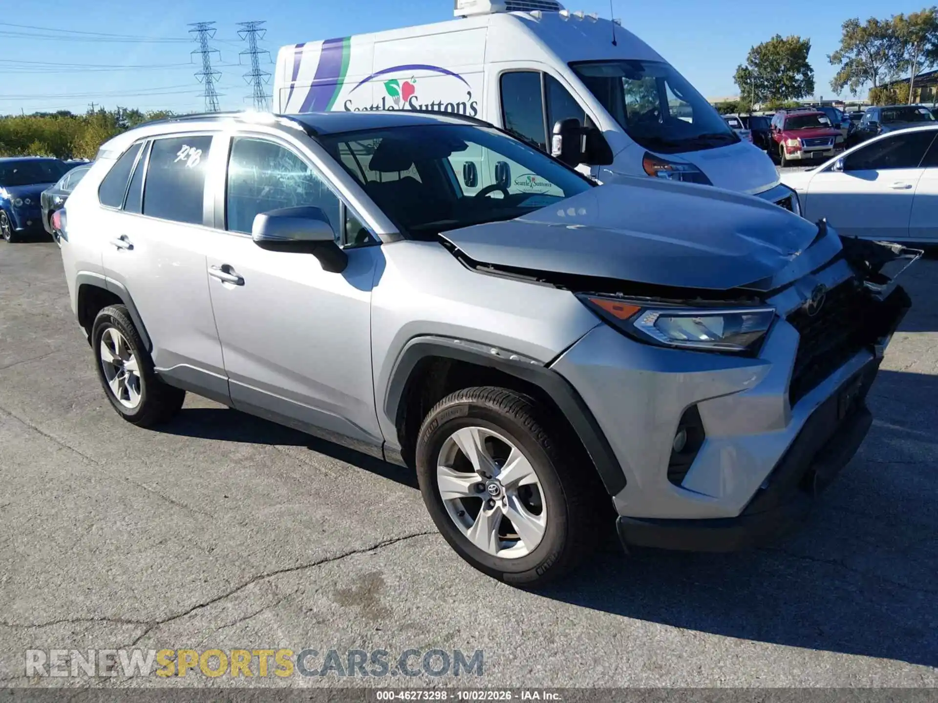 1 Photograph of a damaged car 2T3P1RFV9MC142384 TOYOTA RAV4 2021
