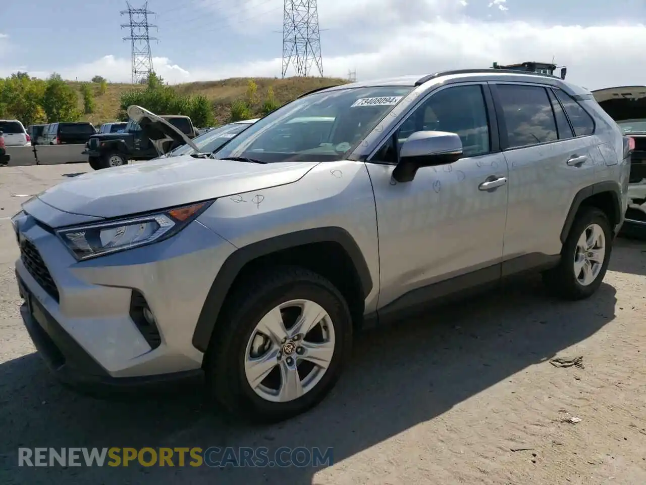 1 Photograph of a damaged car 2T3P1RFV9MC209484 TOYOTA RAV4 2021