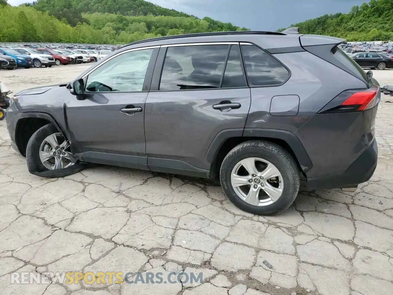 2 Photograph of a damaged car 2T3P1RFV9MC247748 TOYOTA RAV4 2021
