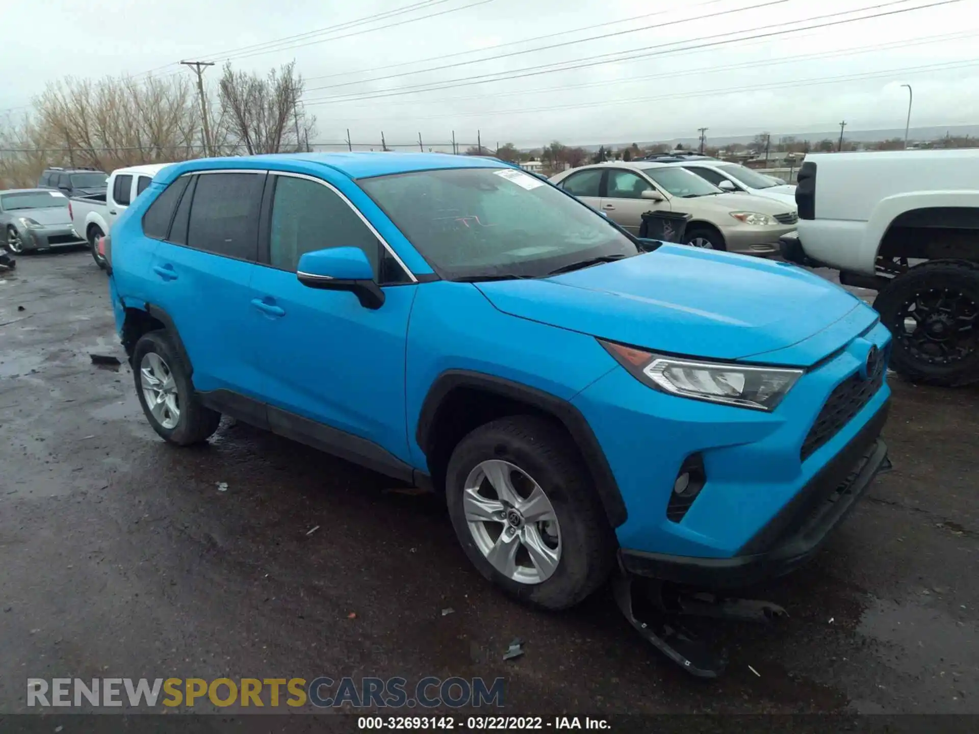1 Photograph of a damaged car 2T3P1RFV9MW178476 TOYOTA RAV4 2021