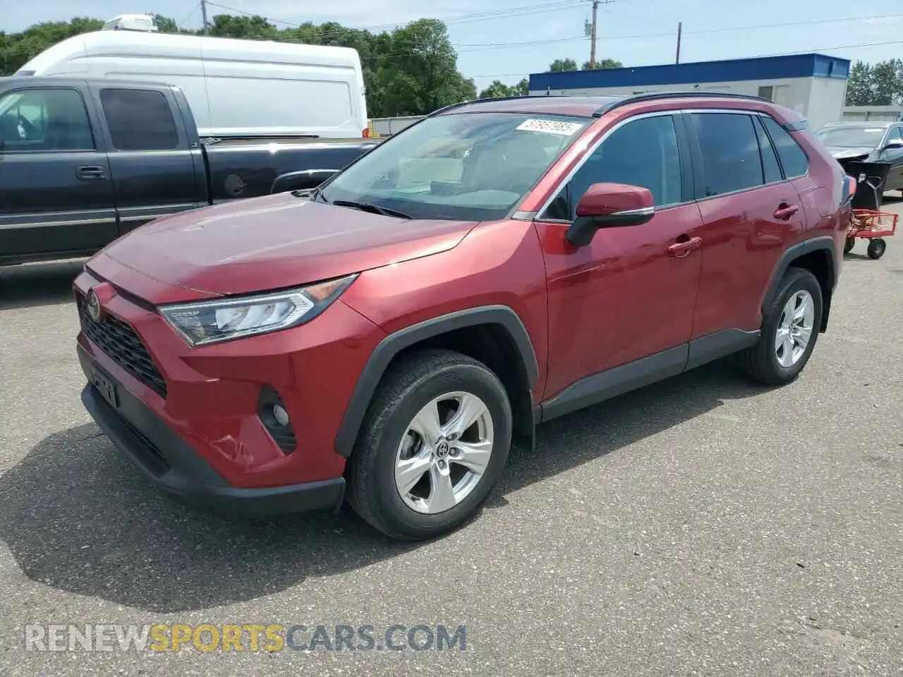 1 Photograph of a damaged car 2T3P1RFV9MW219737 TOYOTA RAV4 2021