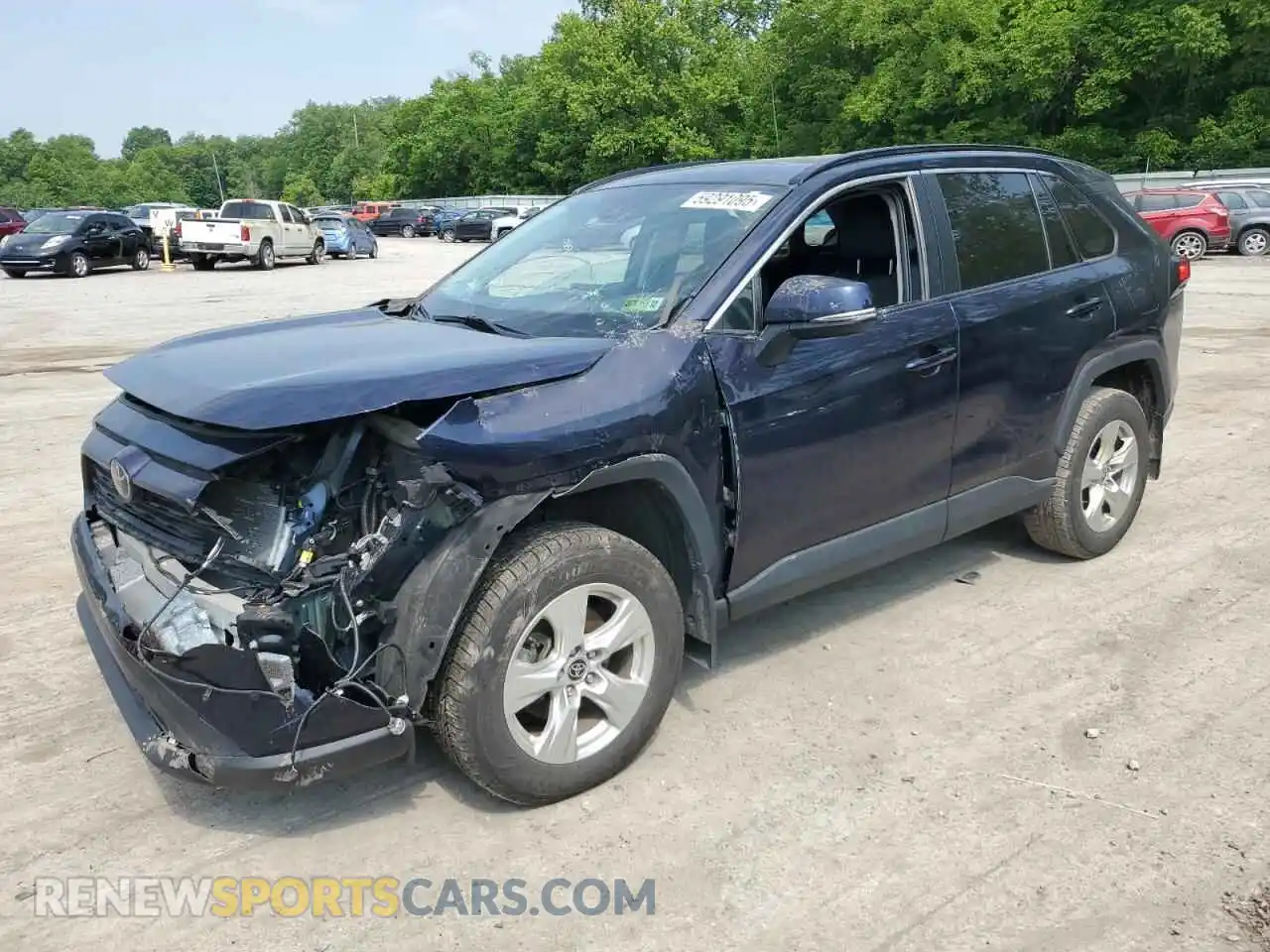 1 Photograph of a damaged car 2T3P1RFV9MW238904 TOYOTA RAV4 2021