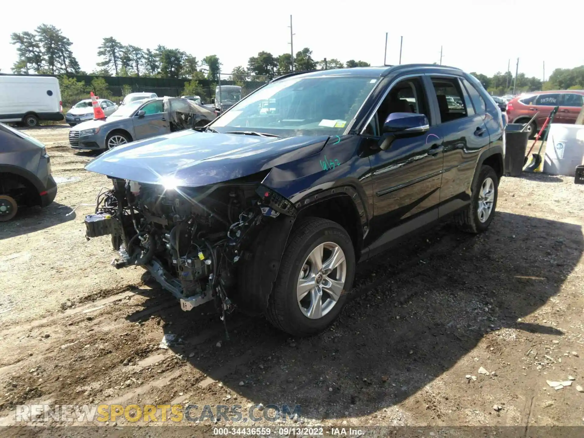 2 Photograph of a damaged car 2T3P1RFV9MW245321 TOYOTA RAV4 2021