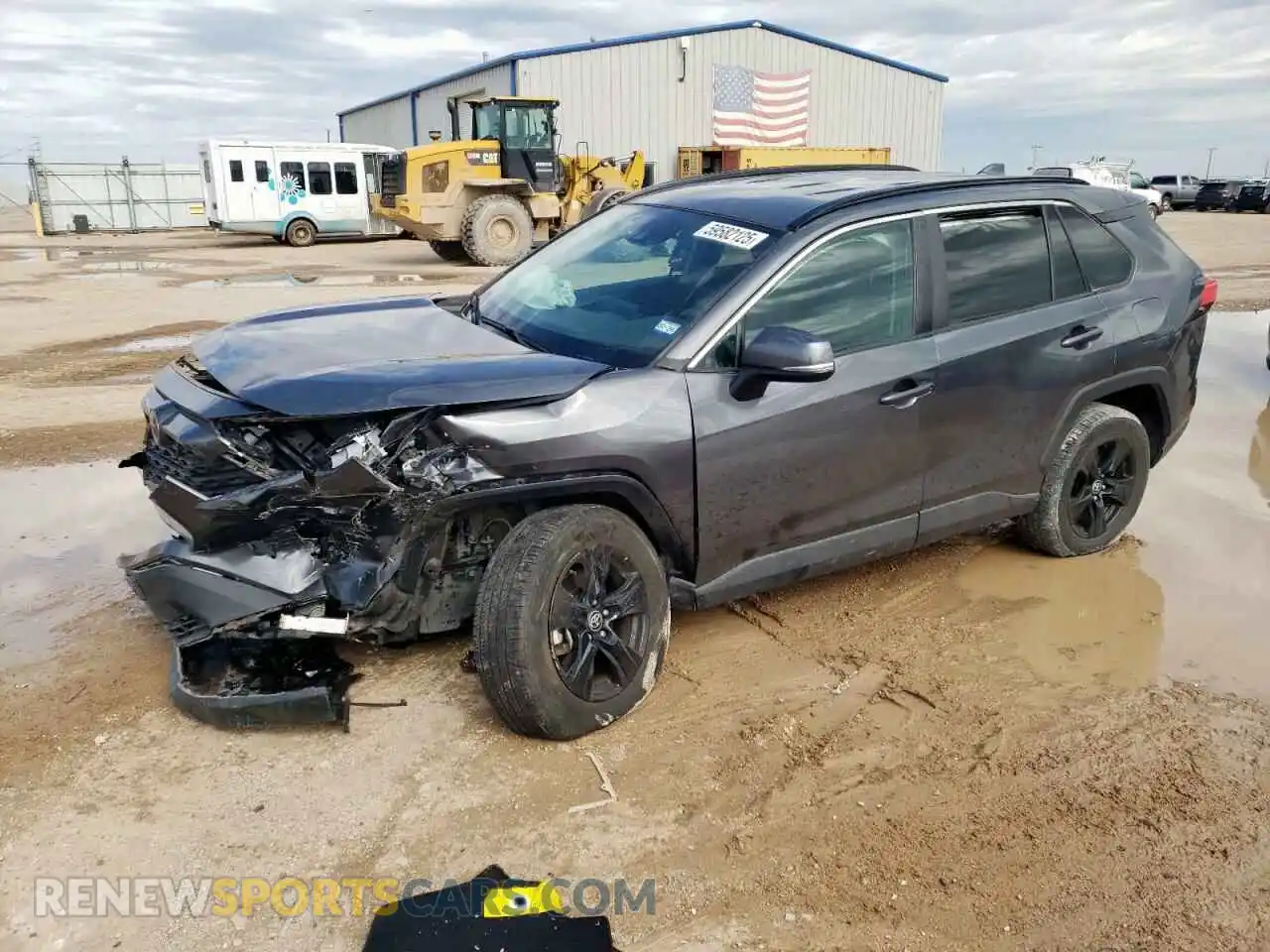 1 Photograph of a damaged car 2T3P1RFVXMC179377 TOYOTA RAV4 2021
