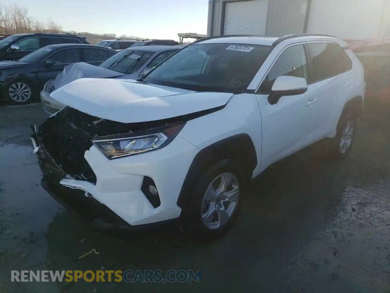2 Photograph of a damaged car 2T3P1RFVXMC190749 TOYOTA RAV4 2021