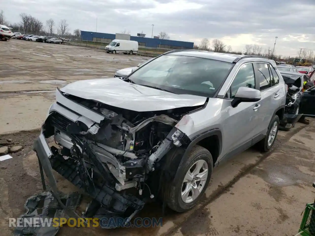 2 Photograph of a damaged car 2T3P1RFVXMC191870 TOYOTA RAV4 2021