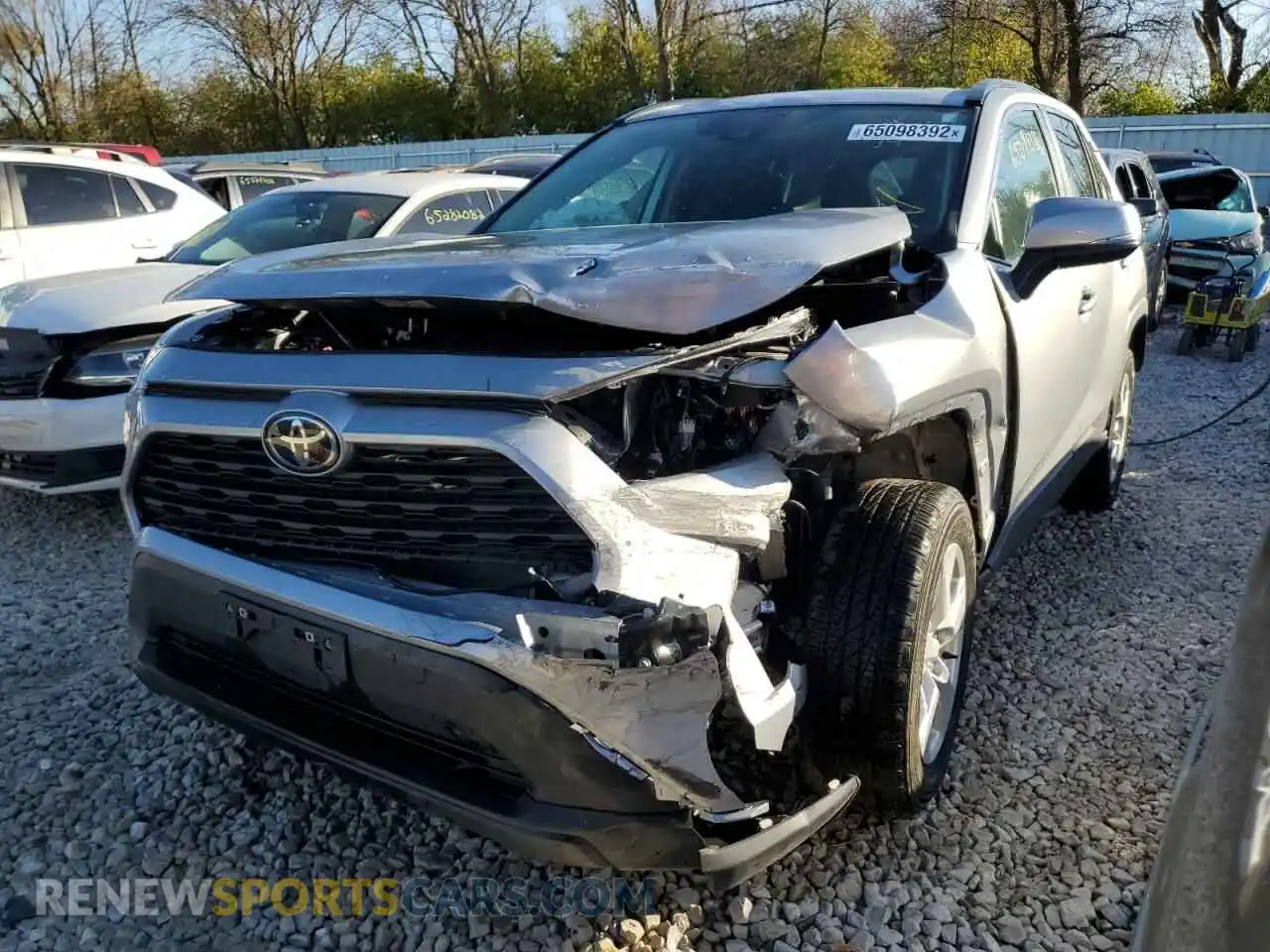 2 Photograph of a damaged car 2T3P1RFVXMC201068 TOYOTA RAV4 2021