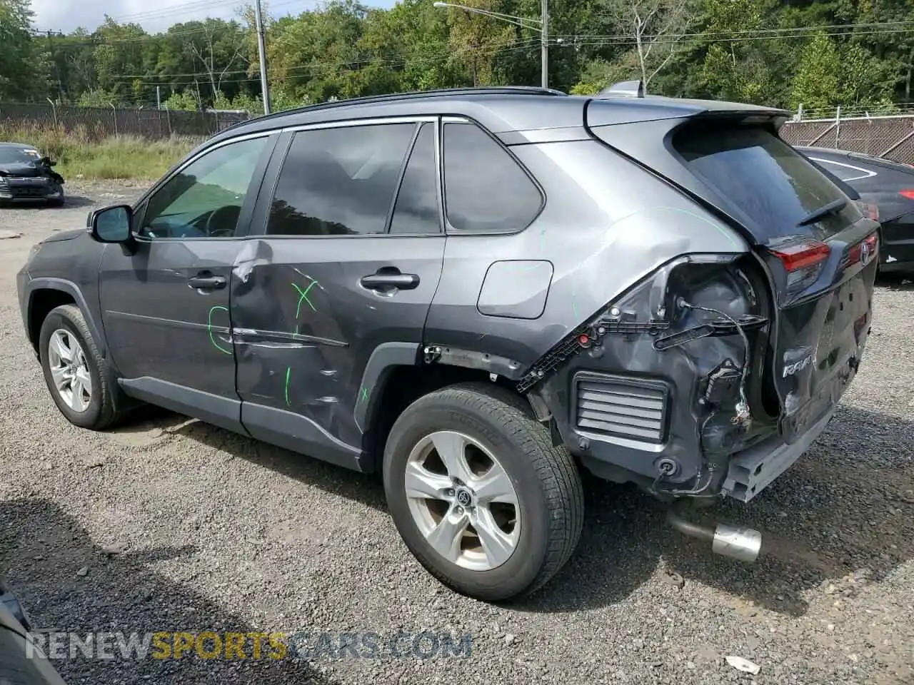 2 Photograph of a damaged car 2T3P1RFVXMC238167 TOYOTA RAV4 2021