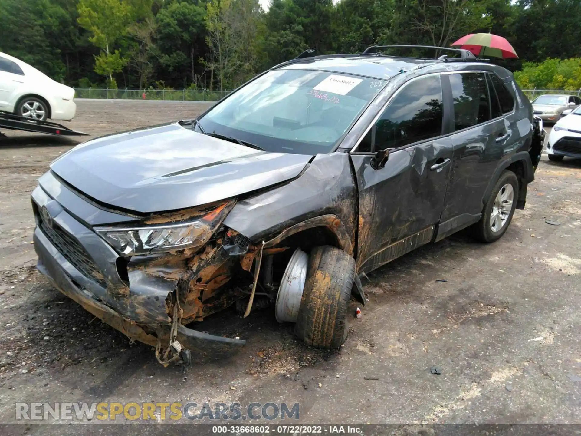 2 Photograph of a damaged car 2T3P1RFVXMC250321 TOYOTA RAV4 2021