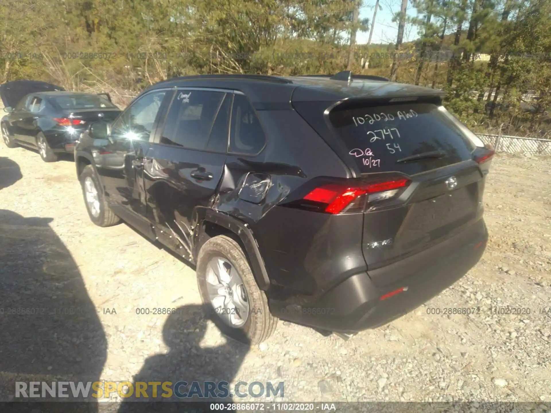 3 Photograph of a damaged car 2T3P1RFVXMW142747 TOYOTA RAV4 2021