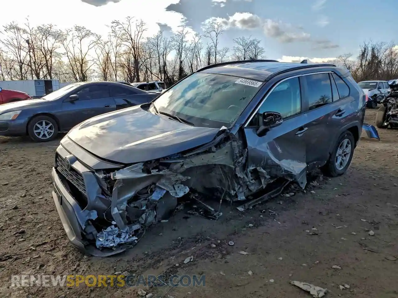 1 Photograph of a damaged car 2T3P1RFVXMW157703 TOYOTA RAV4 2021