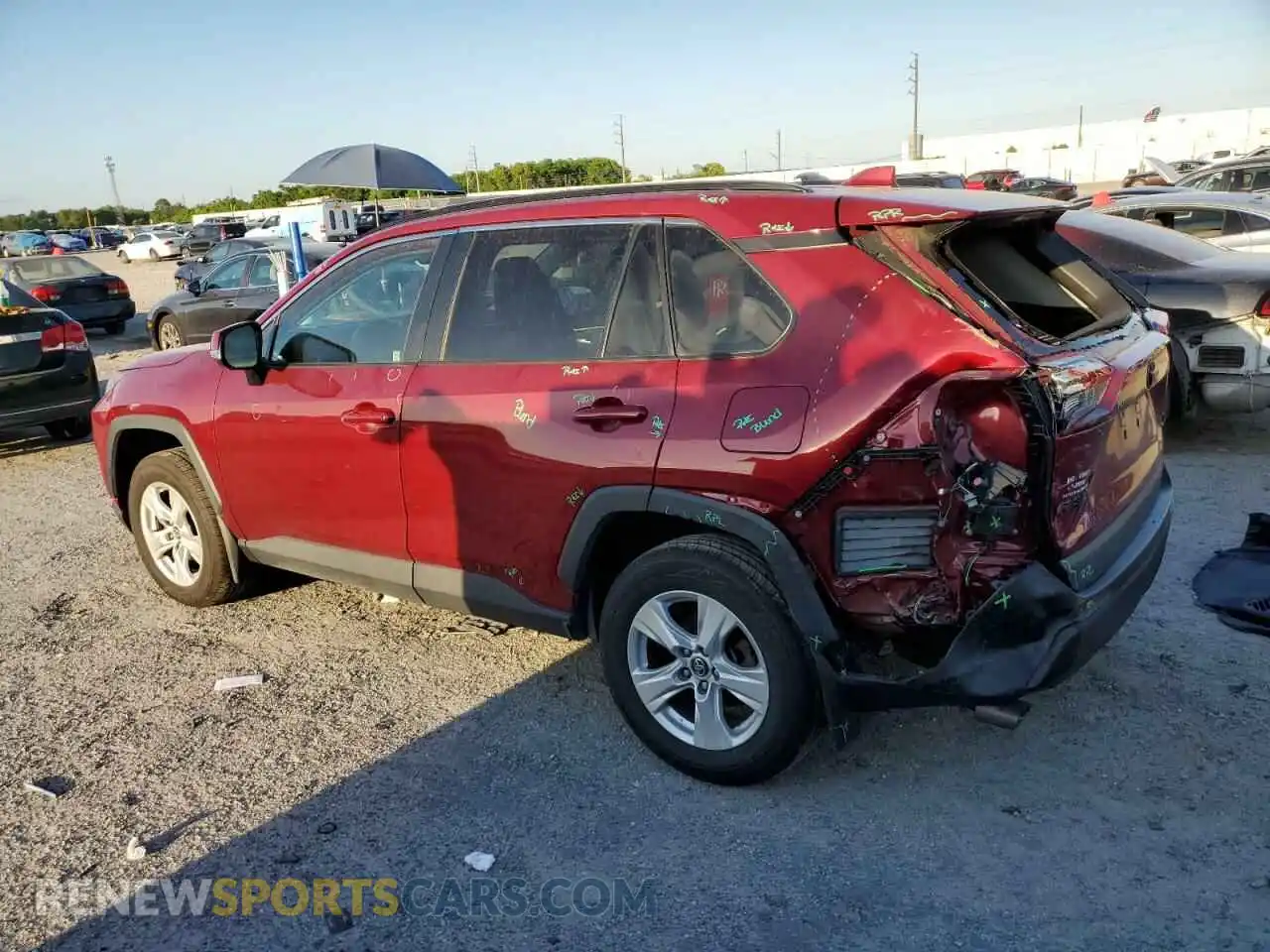 2 Photograph of a damaged car 2T3P1RFVXMW165672 TOYOTA RAV4 2021