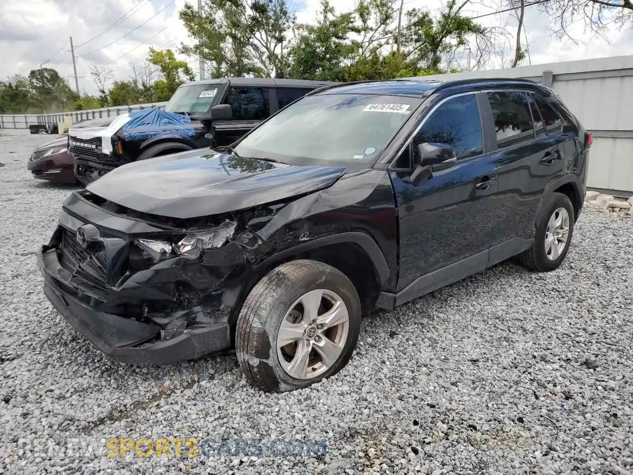 1 Photograph of a damaged car 2T3P1RFVXMW173089 TOYOTA RAV4 2021