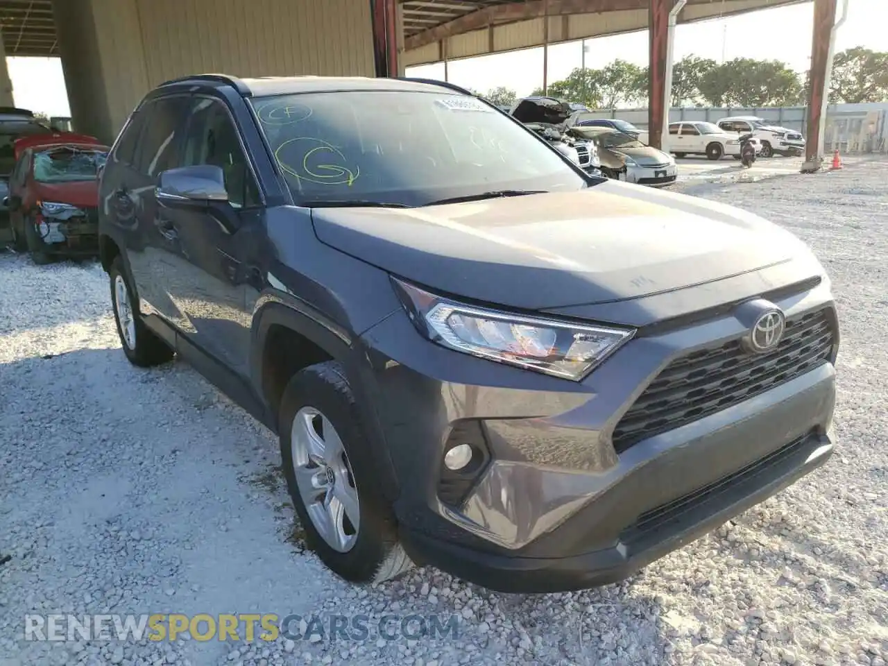 1 Photograph of a damaged car 2T3P1RFVXMW173447 TOYOTA RAV4 2021