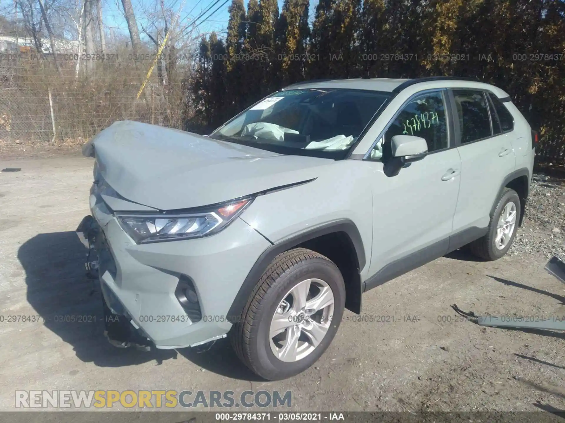 2 Photograph of a damaged car 2T3P1RFVXMW177272 TOYOTA RAV4 2021