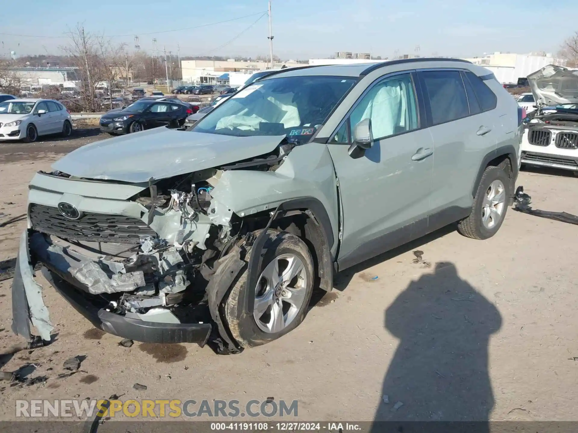 2 Photograph of a damaged car 2T3P1RFVXMW183461 TOYOTA RAV4 2021