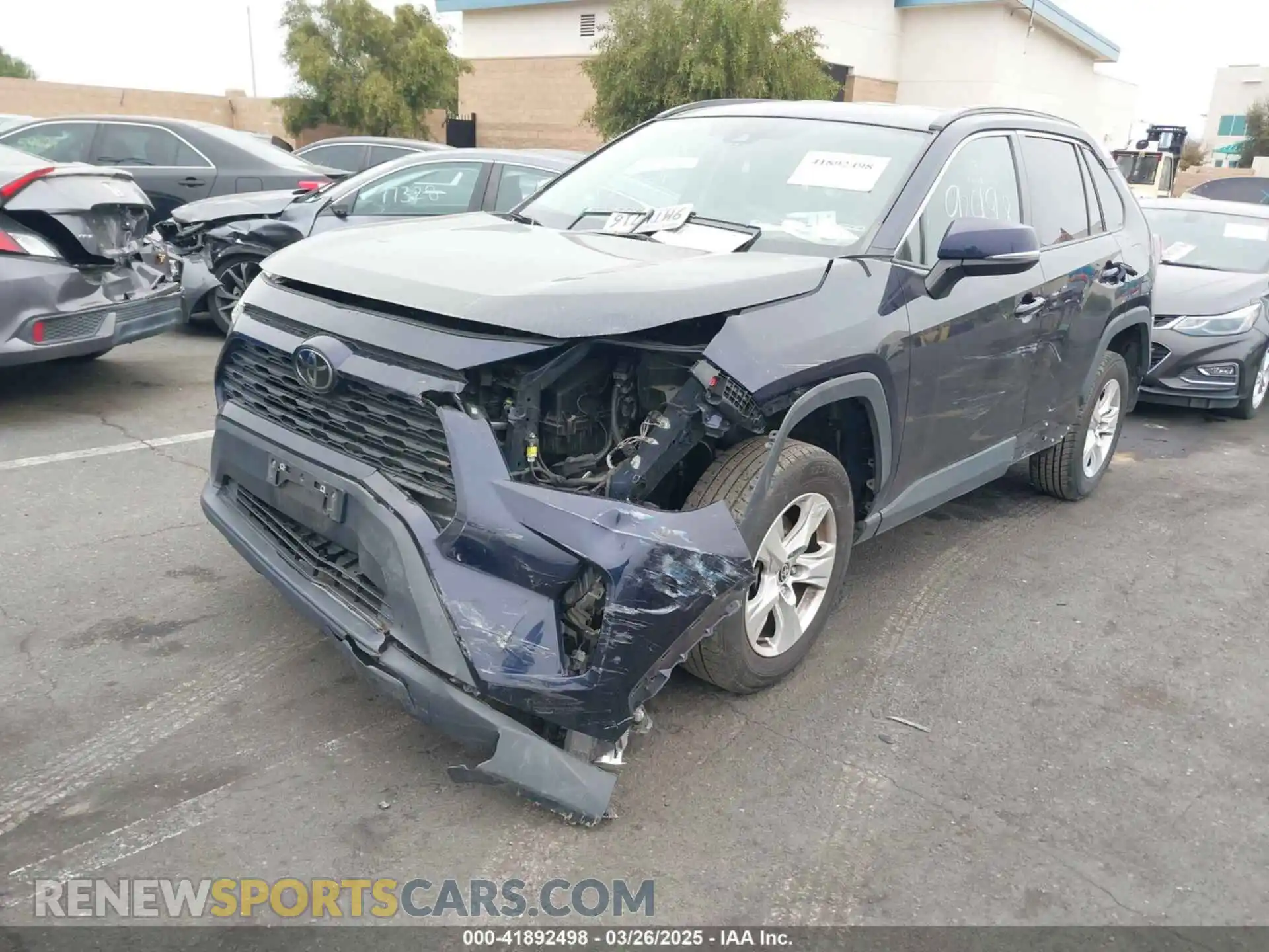 2 Photograph of a damaged car 2T3P1RFVXMW185551 TOYOTA RAV4 2021