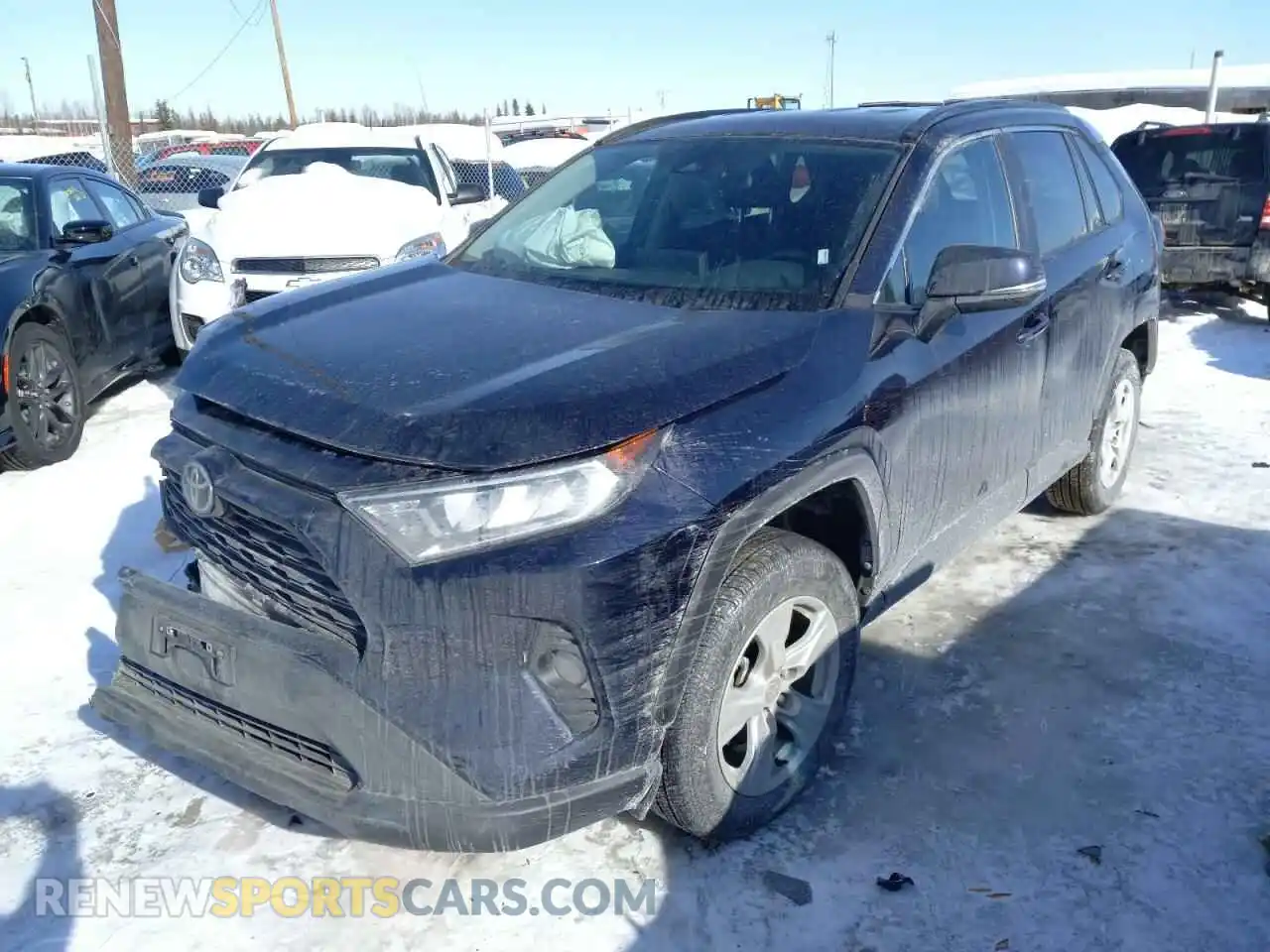 2 Photograph of a damaged car 2T3P1RFVXMW197747 TOYOTA RAV4 2021