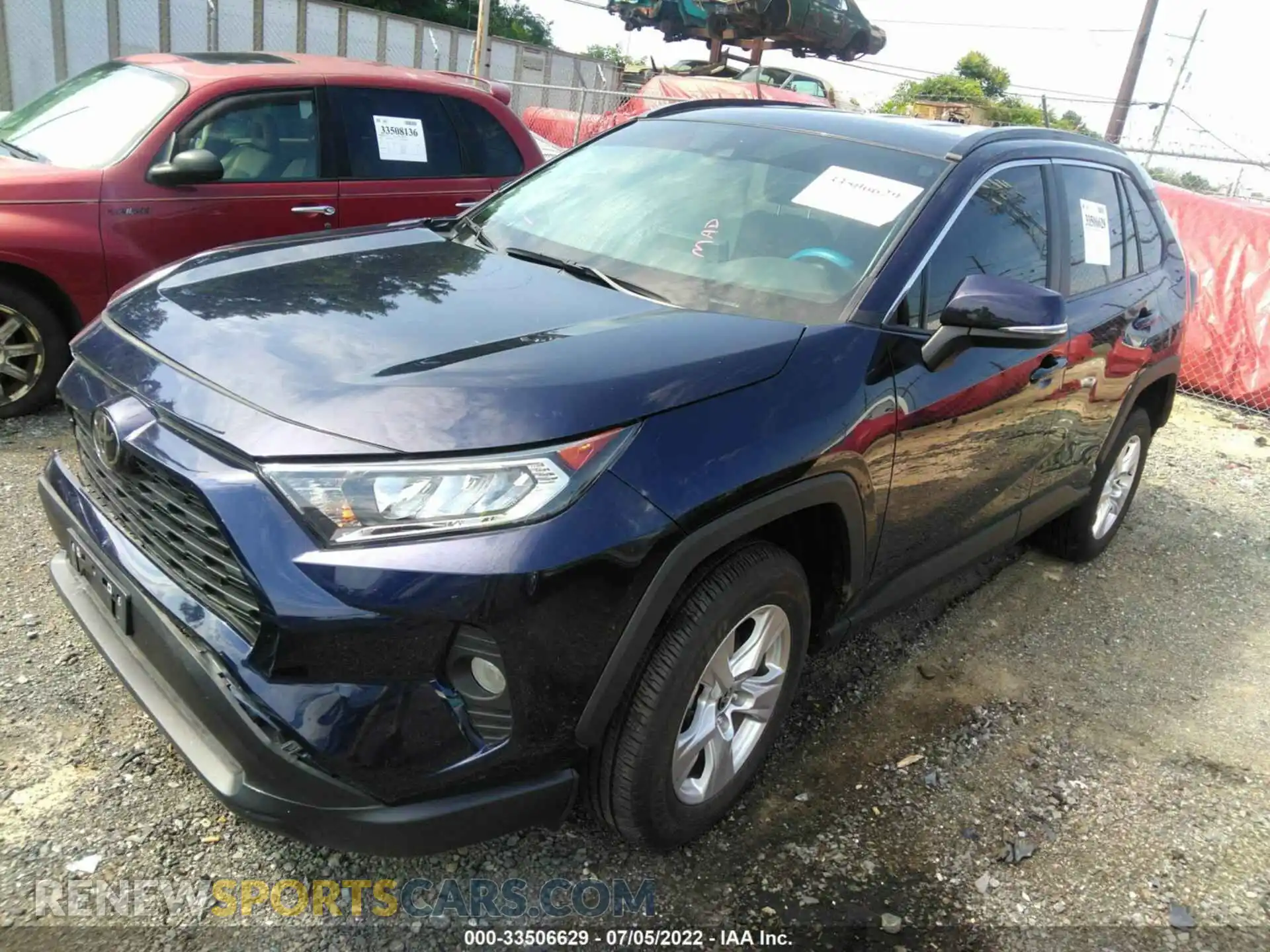 2 Photograph of a damaged car 2T3P1RFVXMW198722 TOYOTA RAV4 2021