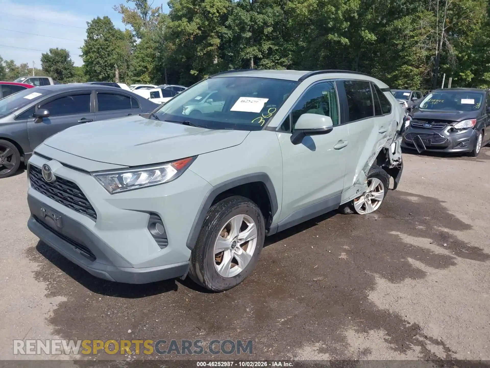 2 Photograph of a damaged car 2T3P1RFVXMW212456 TOYOTA RAV4 2021