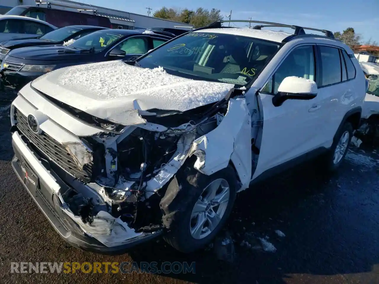 2 Photograph of a damaged car 2T3P1RFVXMW241729 TOYOTA RAV4 2021