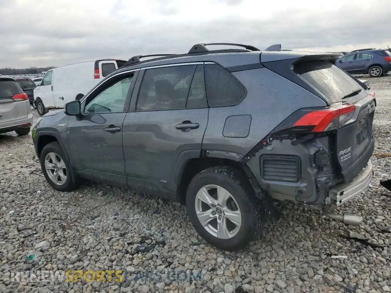2 fotografías del automóvil dañado 2T3R6RFV1MW003844 TOYOTA RAV4 2021