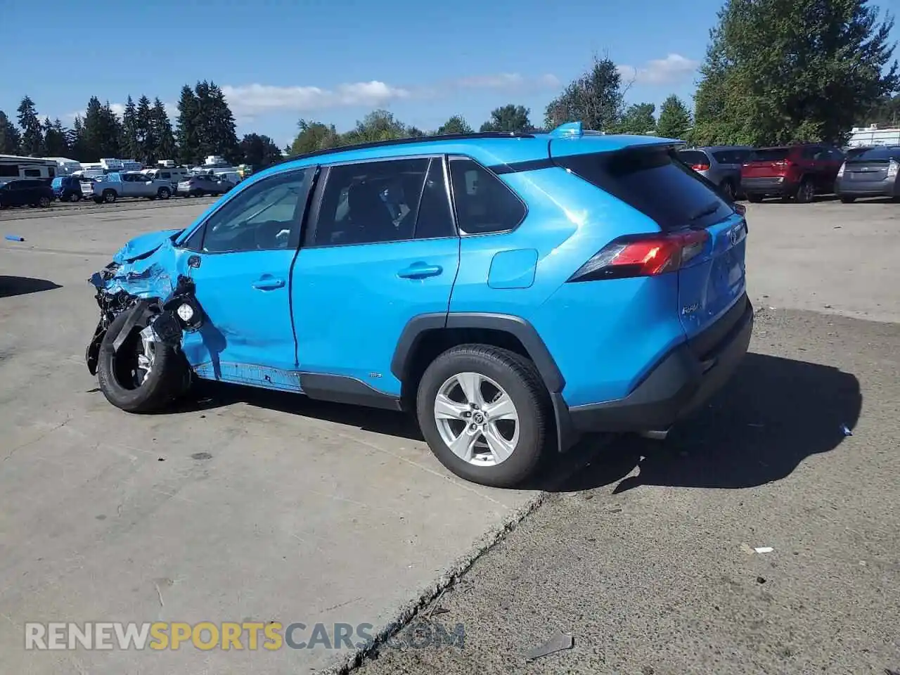 2 Photograph of a damaged car 2T3R6RFV3MW017860 TOYOTA RAV4 2021