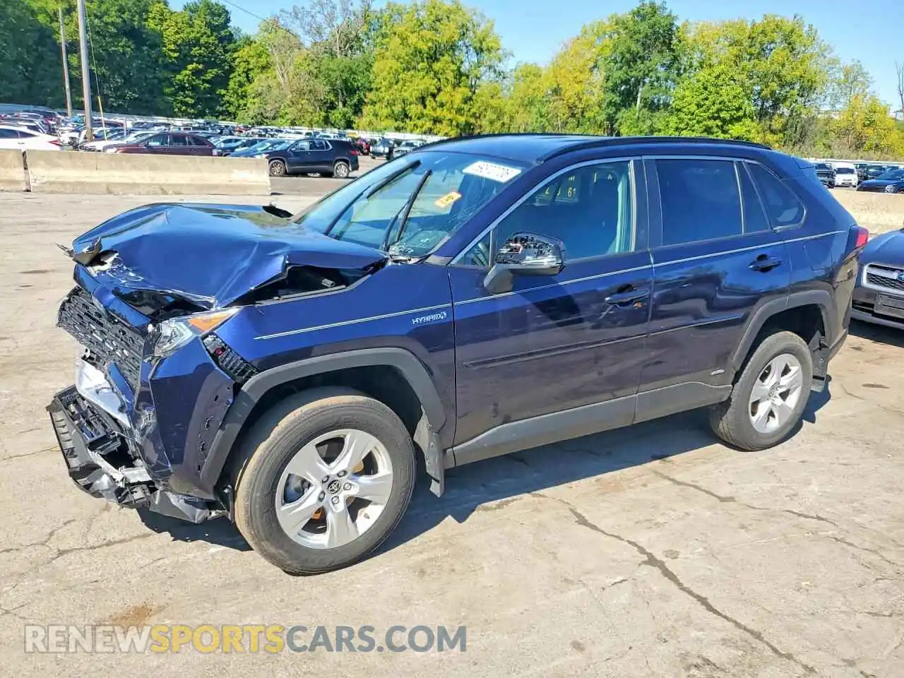 1 Фотография поврежденного автомобиля 2T3R6RFV5MW010571 TOYOTA RAV4 2021