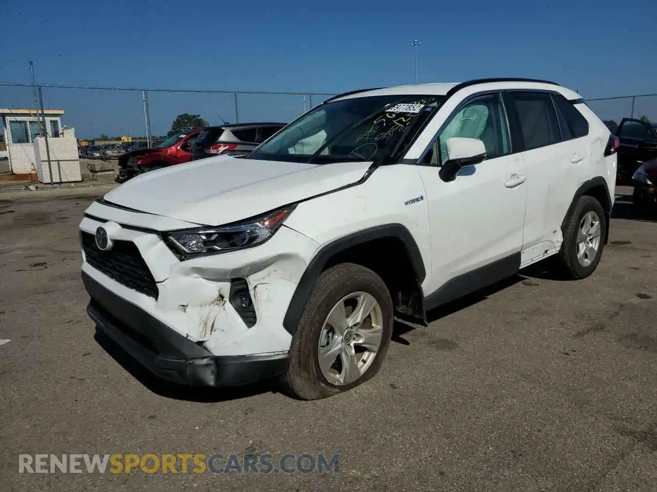 2 Photograph of a damaged car 2T3RWRFV0MW115664 TOYOTA RAV4 2021