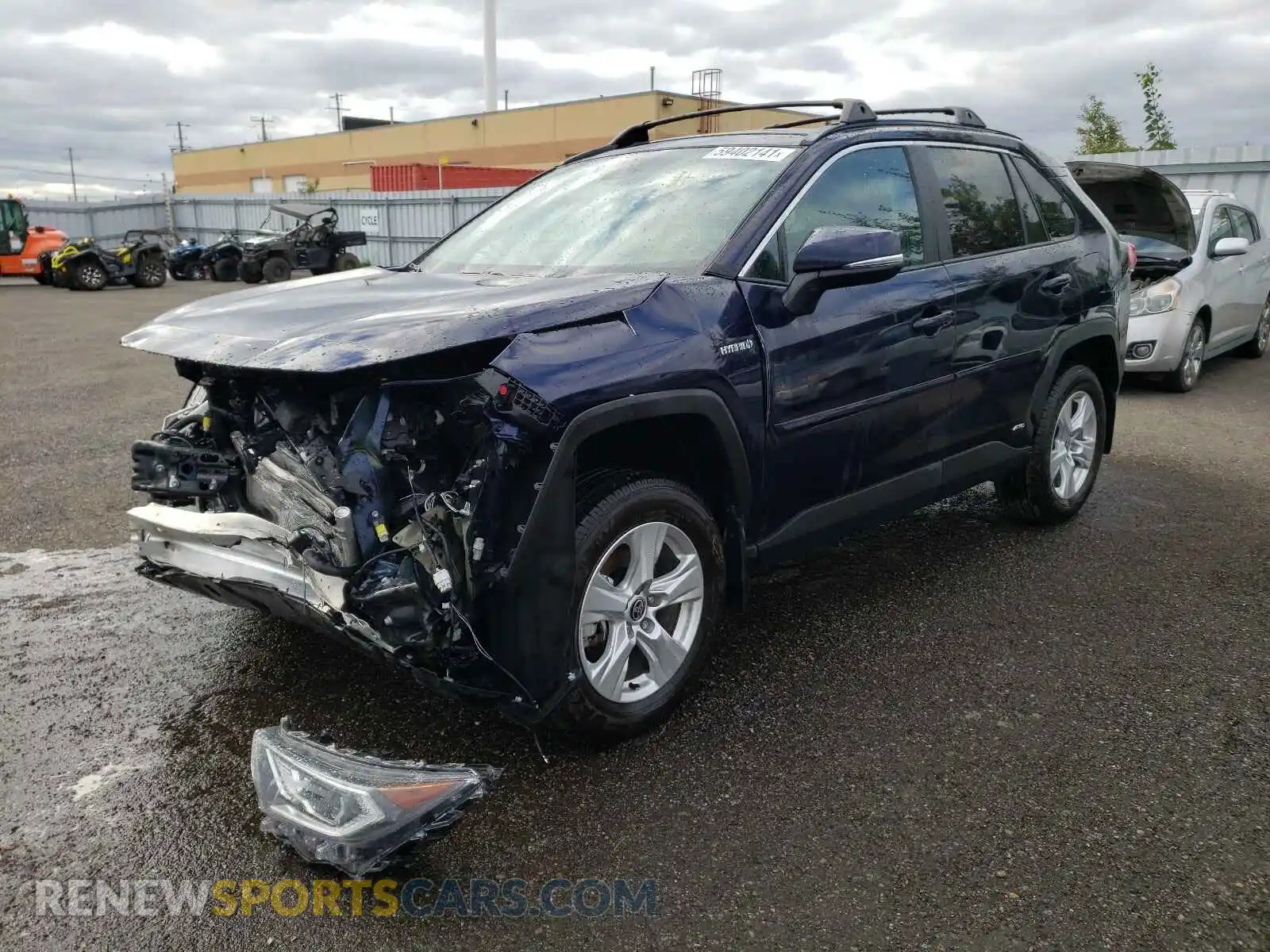 2 Photograph of a damaged car 2T3RWRFV1MW109940 TOYOTA RAV4 2021