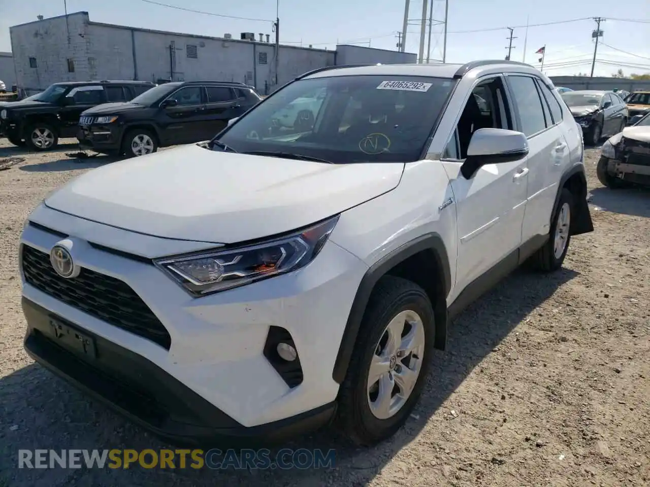 2 Photograph of a damaged car 2T3RWRFV1MW117472 TOYOTA RAV4 2021