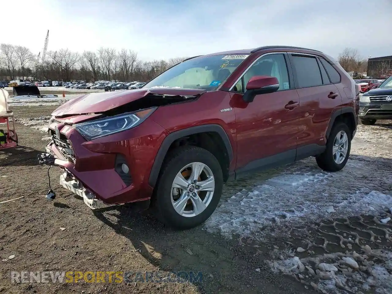 1 Photograph of a damaged car 2T3RWRFV2MW114760 TOYOTA RAV4 2021