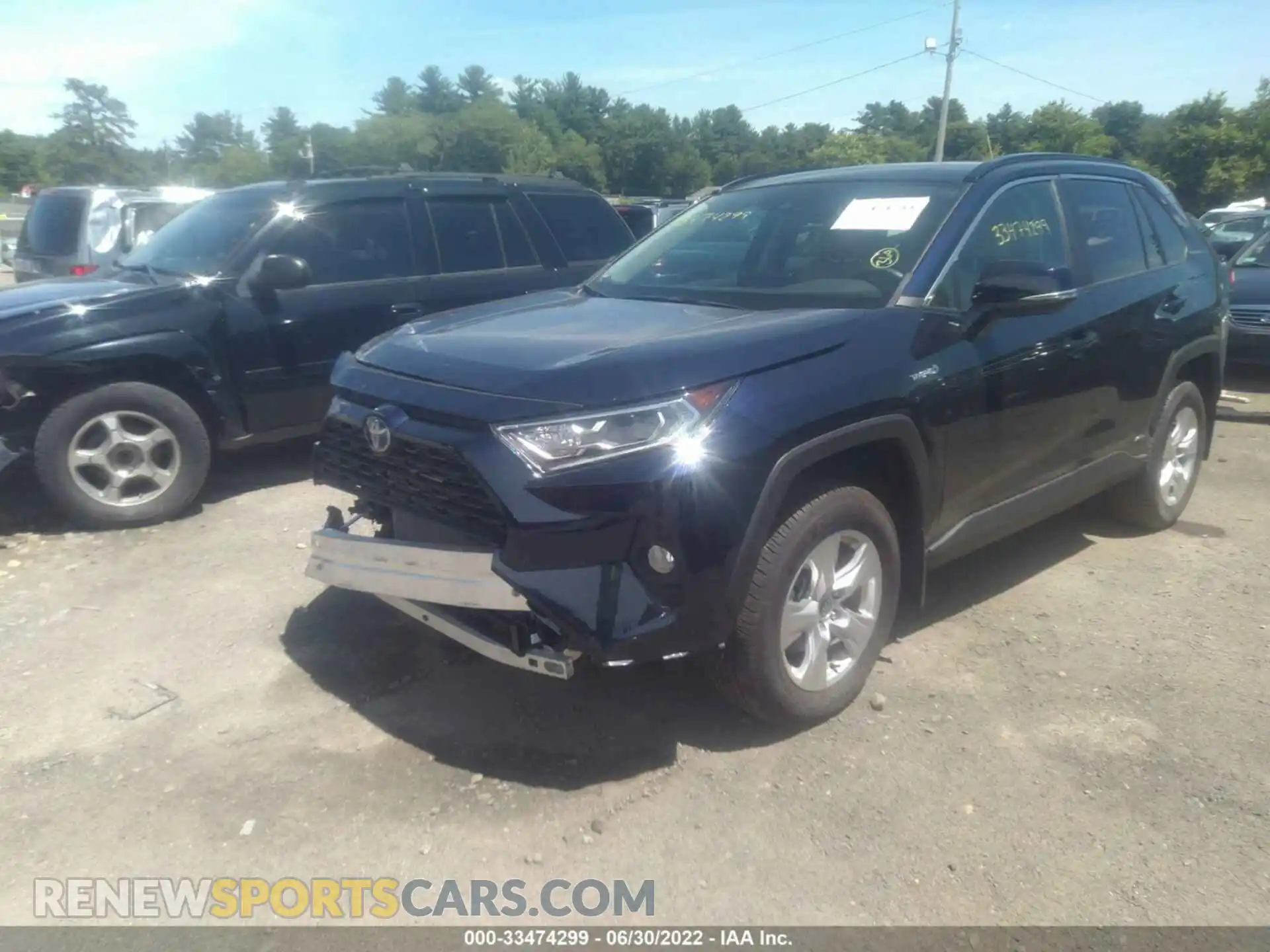 2 Photograph of a damaged car 2T3RWRFV3MW114489 TOYOTA RAV4 2021